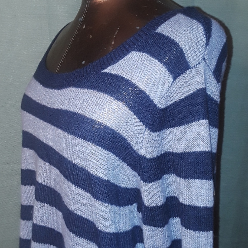 ** Lauren Conrad Antique Romance Sweater Bl Stripe - Picture 4 of 8